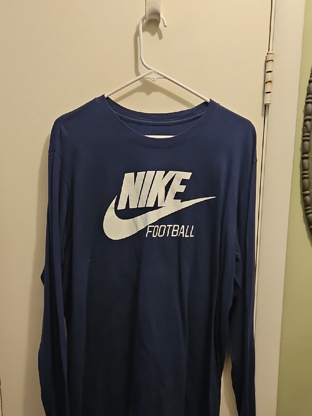 Nike Football Men's Blue Long Sleeve Shirt